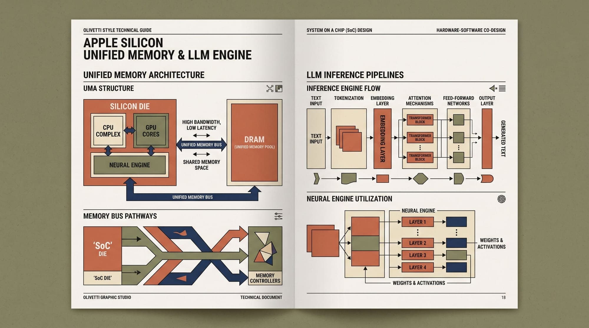 Local LLM Inference on Apple Silicon: Architecture, Unified Memory, and Serving Benchmarks for MLX, llama.cpp, and Ollama