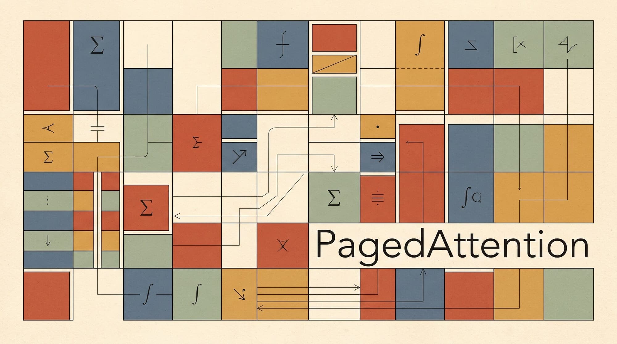 PagedAttention: Mathematical Foundations, Virtual Memory Block Allocation, and Zero-Waste KV Cache Serving