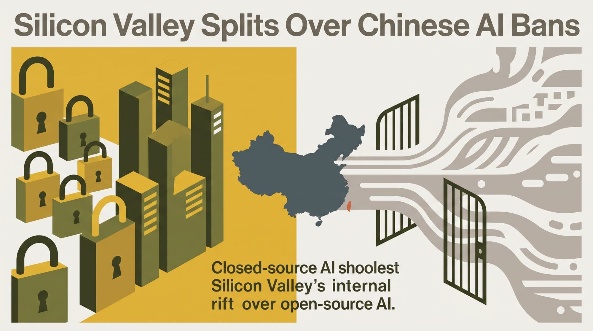 Silicon Valley Splits as OpenAI and Anthropic Push for Bans on Chinese Open-Source AI