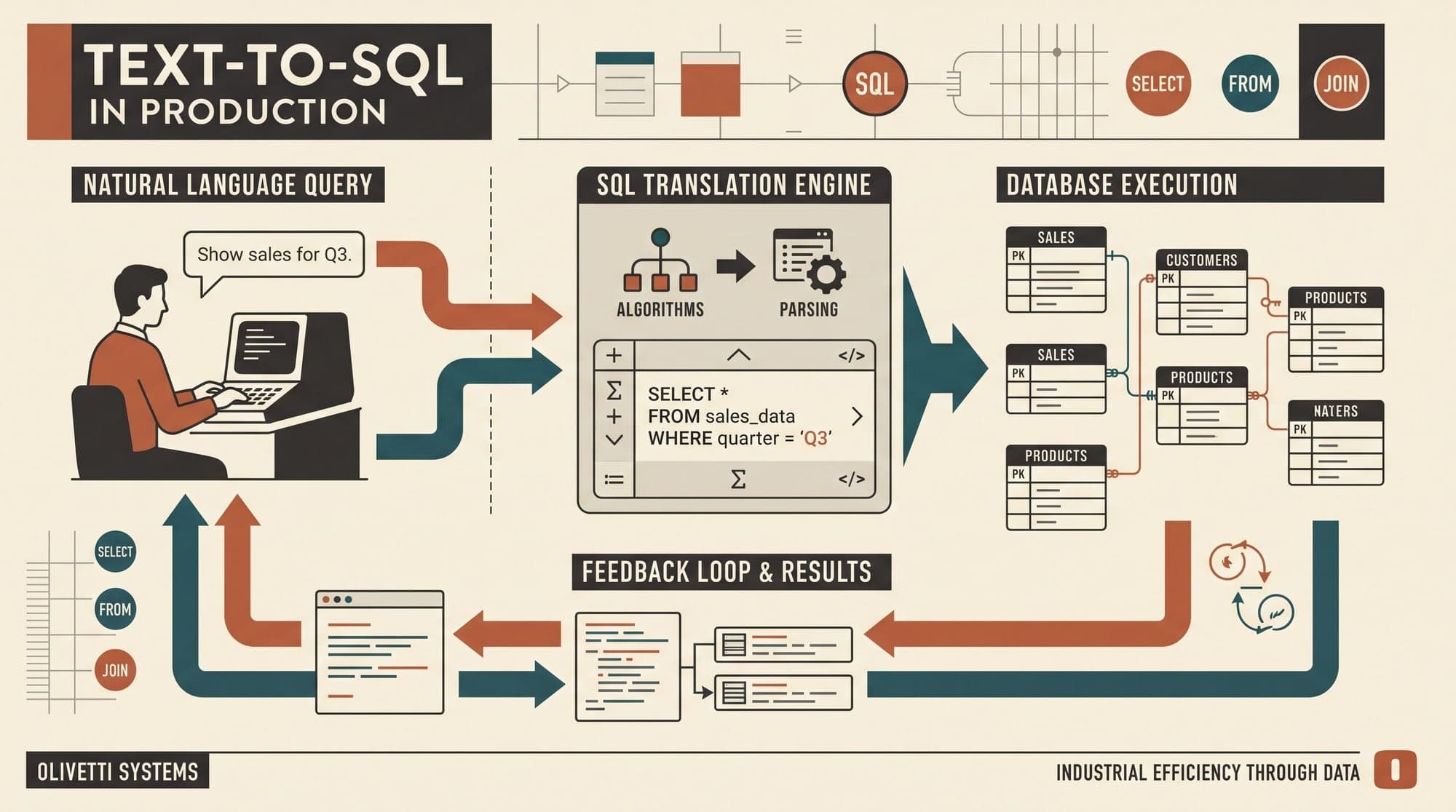 Text-to-SQL in Production: Schema Linking, Value Retrieval, and Execution-Guided Self-Correction