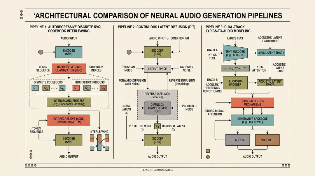 Neural Audio Generation Architecture Comparison