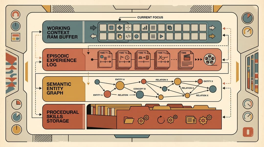 Agent Memory Hierarchy and Architecture