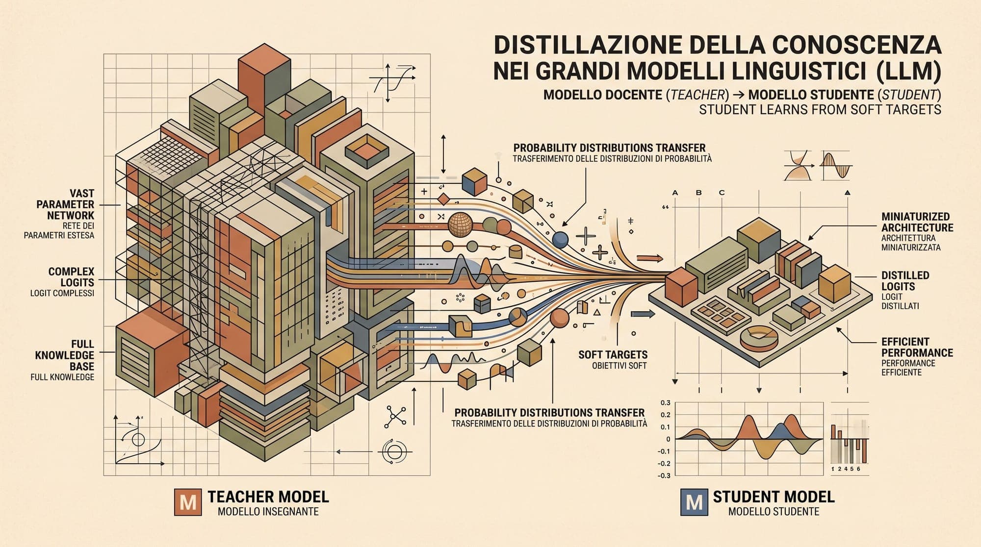 Knowledge Distillation in Large Language Models: Mathematical Foundations of Forward vs. Reverse KL Divergence, Sequence-Level Distillation (SeqKD), and On-Policy Mode-Seeking Objectives