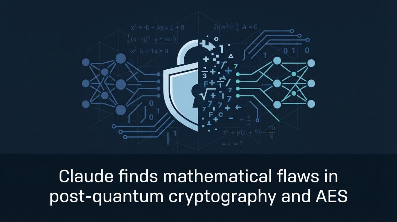 Claude finds mathematical flaws in post-quantum cryptography and AES