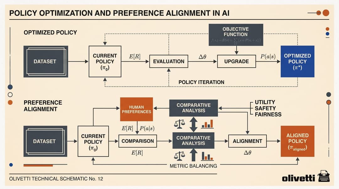 Direct Preference Optimization conceptual diagram