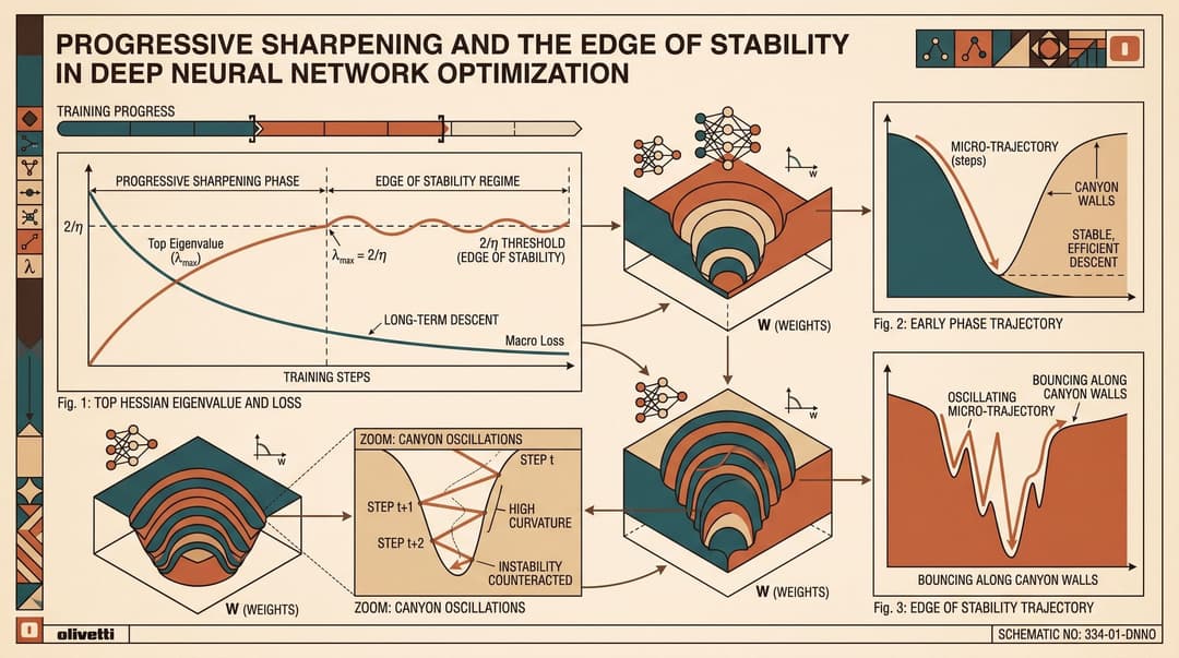 Progressive Sharpening and Edge of Stability Regimes