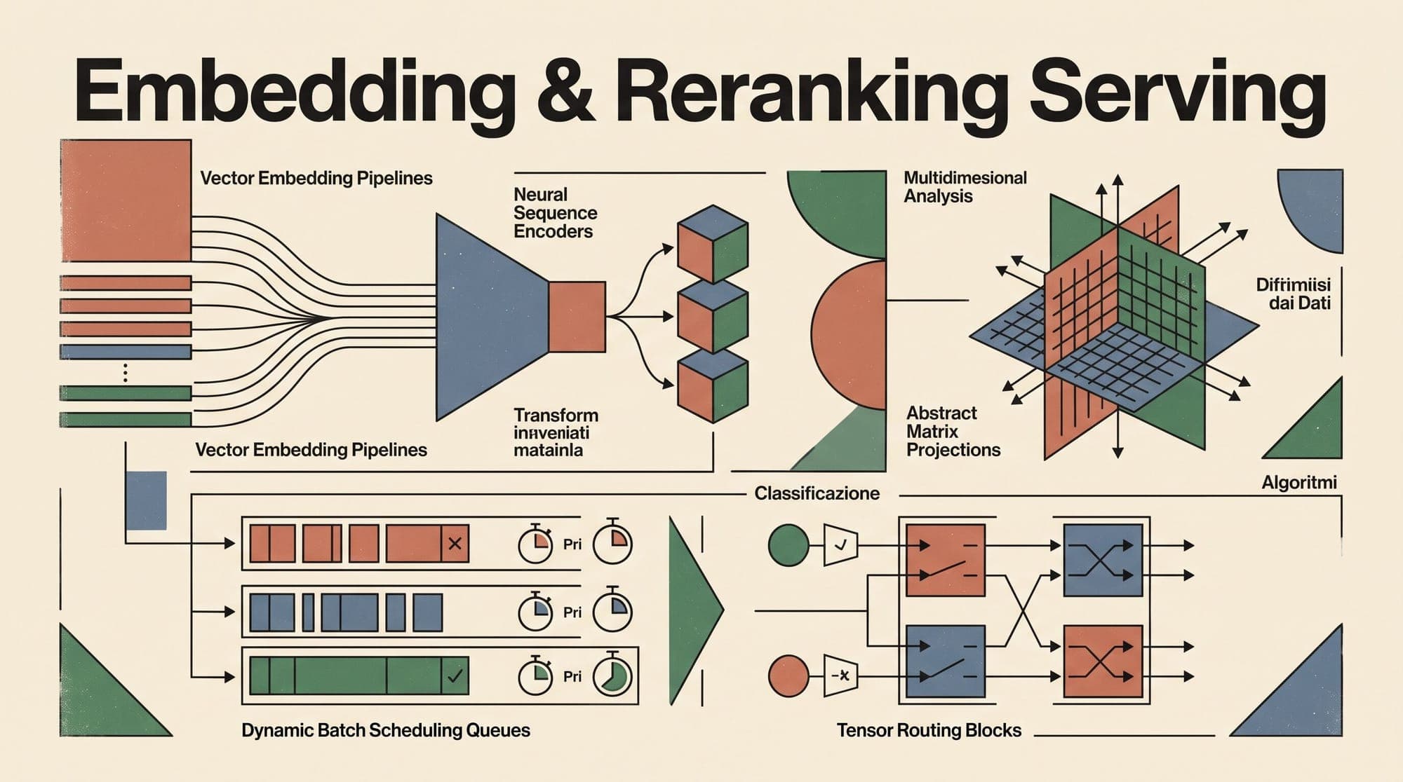 Self-Hosted Embedding and Reranking Serving in Production: TEI vs. Infinity vs. vLLM Architecture, Dynamic Batching, and Serving Economics
