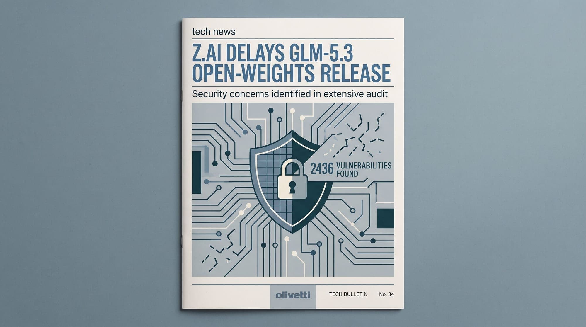 Z.ai Delays GLM-5.3 Open-Weight Release After New Cyber Benchmark Scores