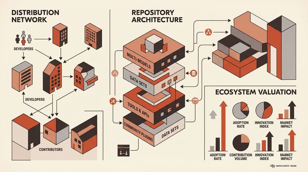 Hugging Face Developer Ecosystem and Model Distribution Architecture