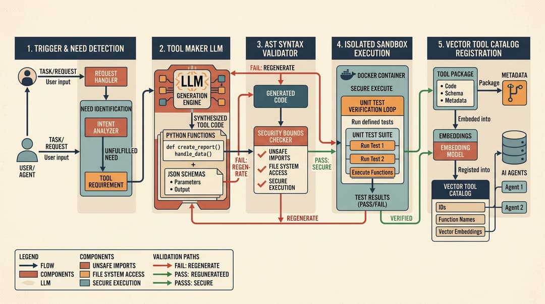 Dynamic Tool Synthesis Architecture