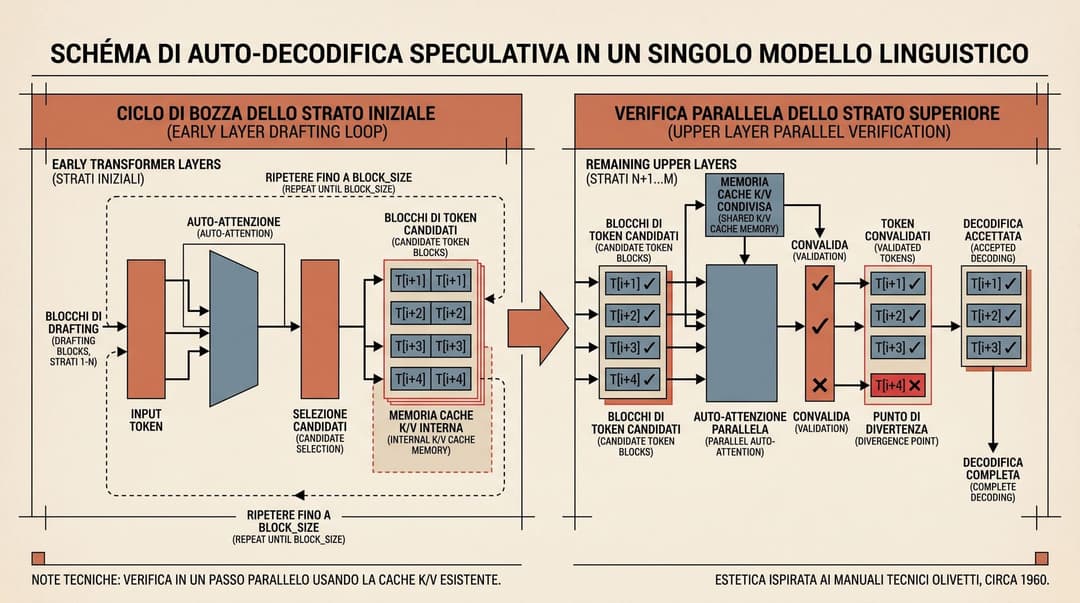 LayerSkip Self-Speculative Decoding Architecture