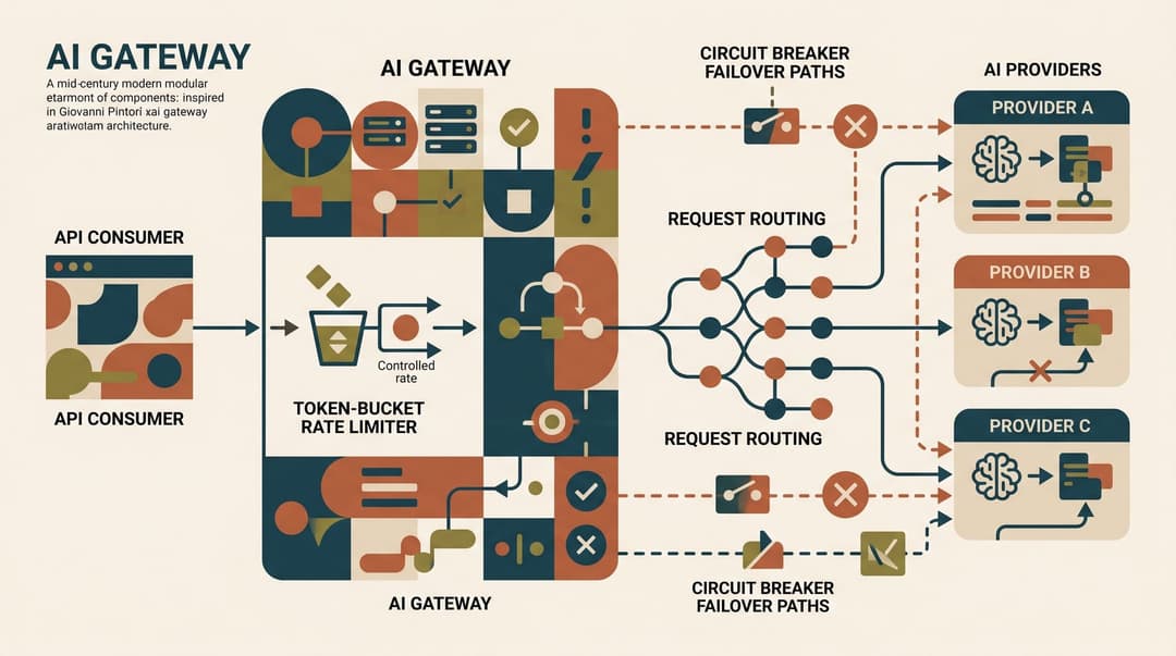 LLM Gateway Architecture Diagram