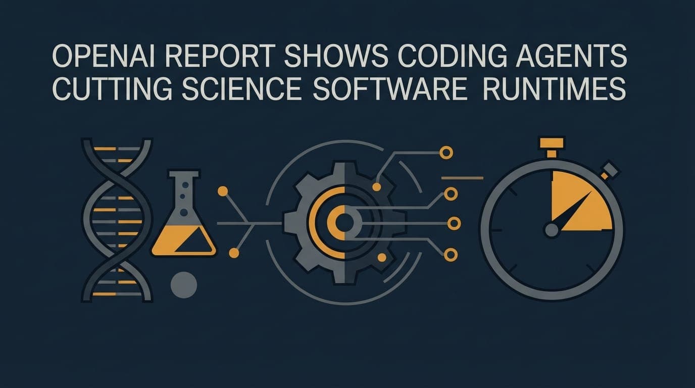 OpenAI report shows coding agents cutting science software runtimes