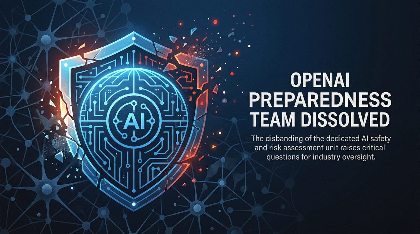 OpenAI Dissolves Preparedness Team, Reassigns Catastrophic Risk Work