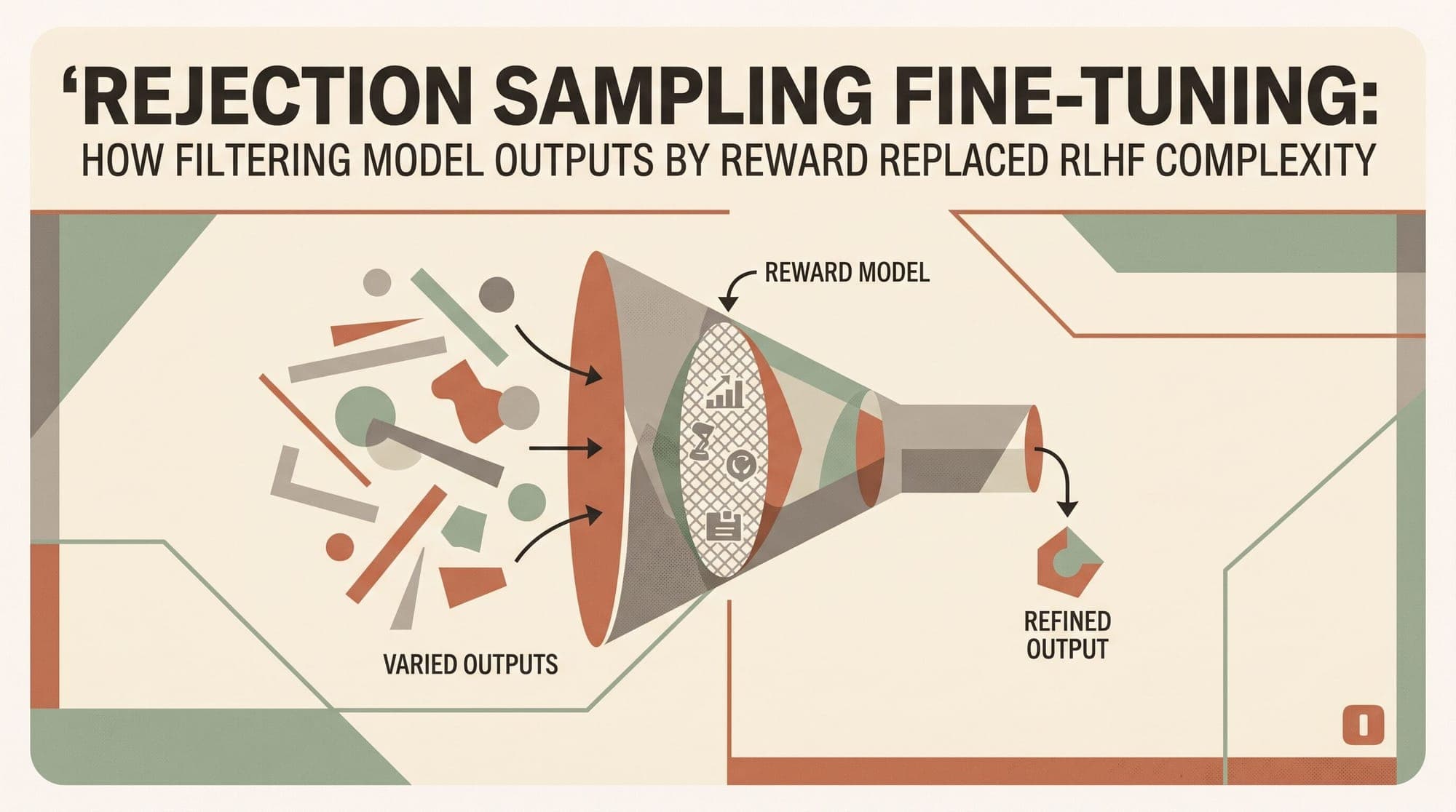 Rejection Sampling Fine-Tuning: How Filtering Model Outputs by Reward Replaced RLHF Complexity