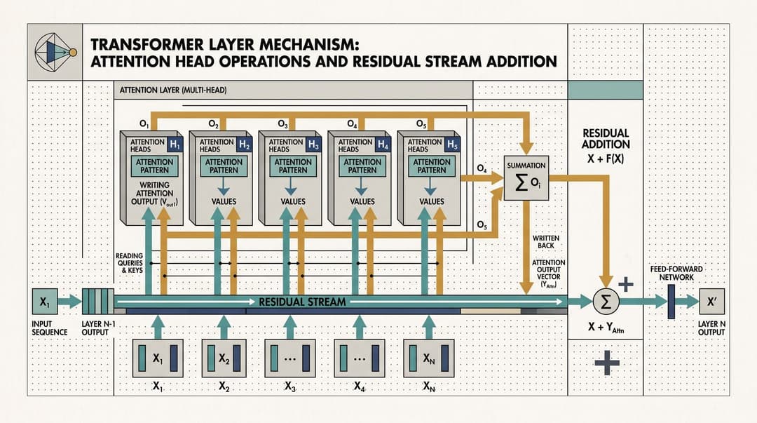 Residual Stream Architecture in Transformers
