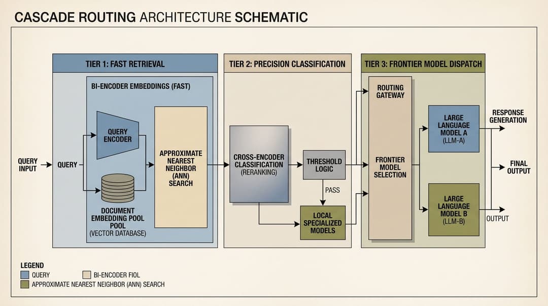Semantic Routing Cascade Architecture