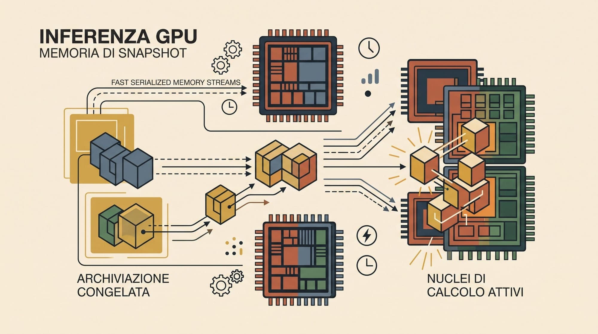 Serverless GPU Inference in Production: Cold Starts, GPU Memory Snapshotting, and Weight Paging Architectures
