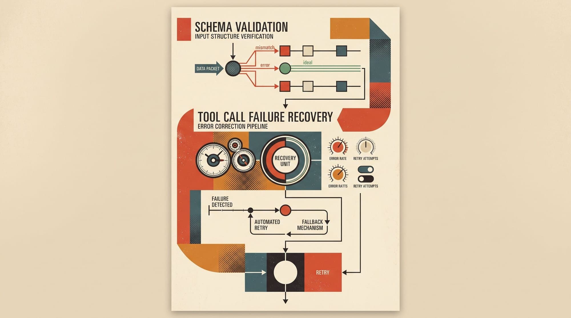 Tool-Call Failure Recovery in Production AI Agents: Syntactic Repair, Schema Coercion, Parameter Inoculation, and Dynamic Fallback Architectures