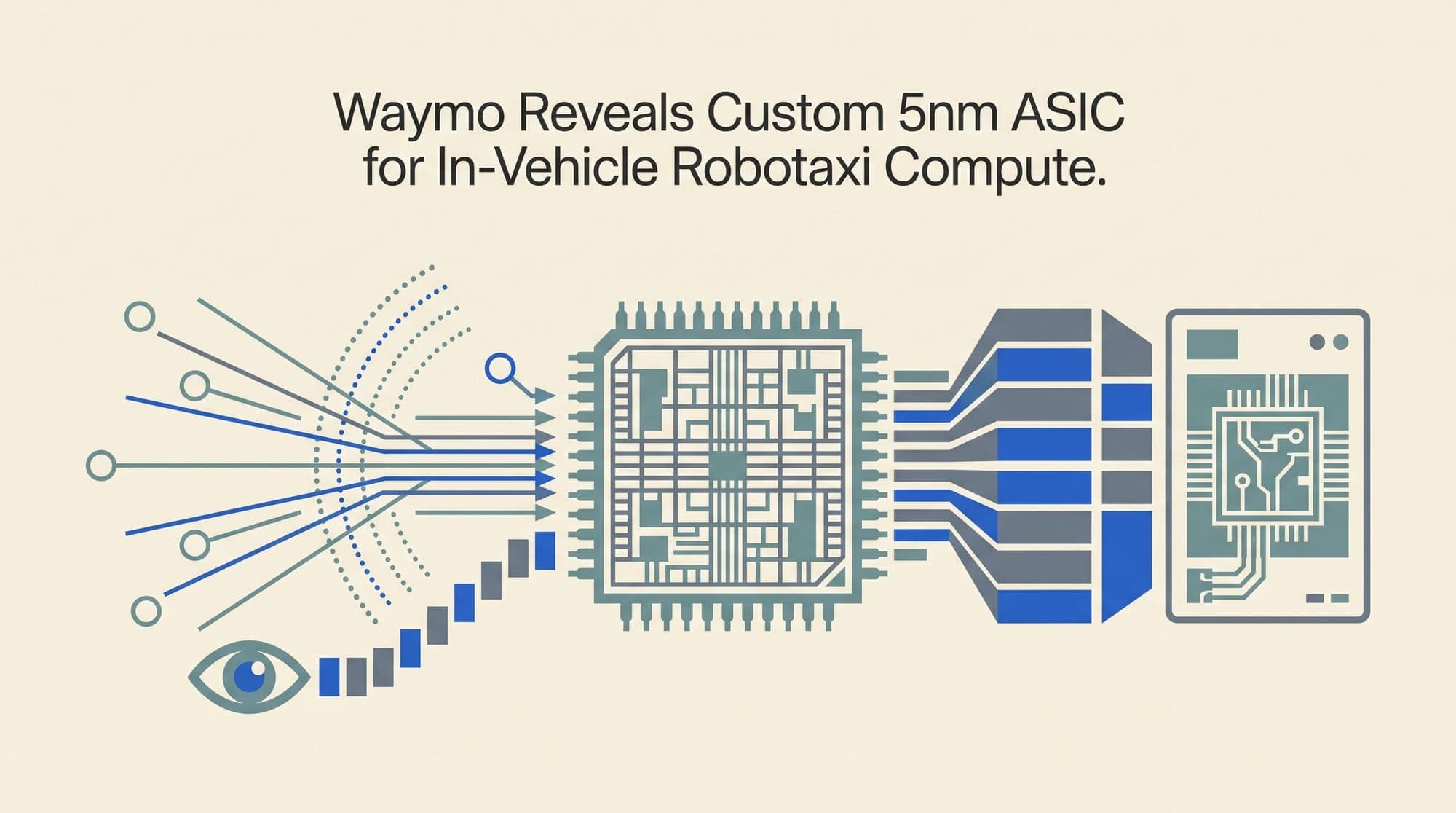 Waymo Details Custom 5nm ASIC and Heterogeneous Compute Architecture for Robotaxis
