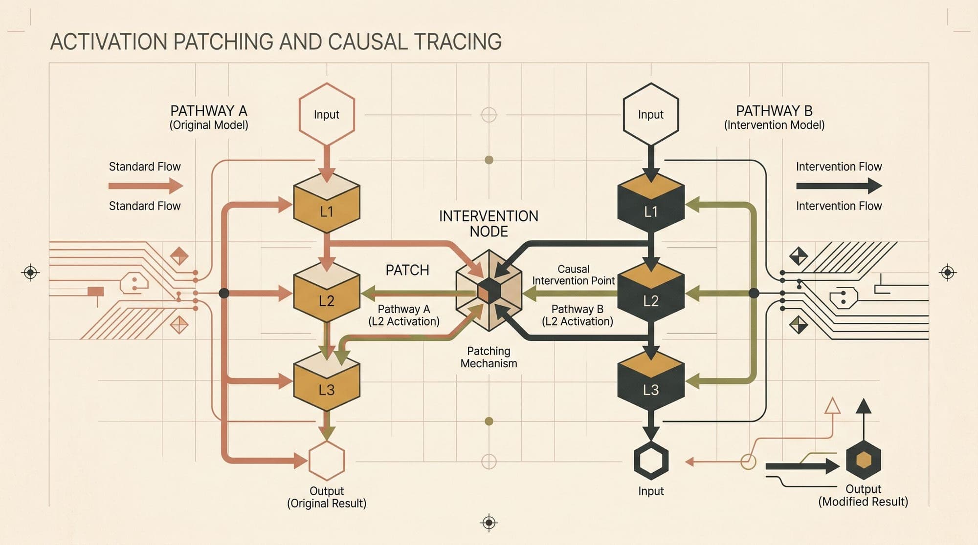 Activation Patching and Causal Tracing: Mathematical Foundations, Counterfactual Interventions, and Circuit Discovery in Large Language Models