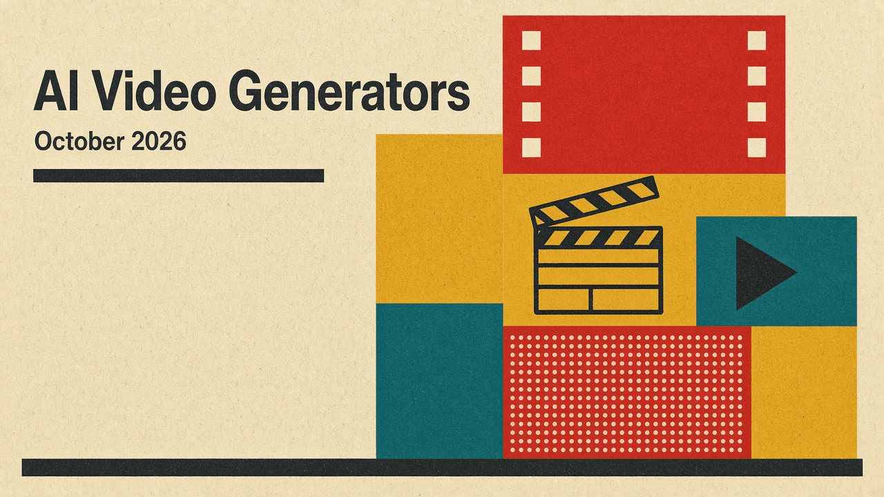 Best AI Video Generators in October 2026: Kling 4.0, Seedance 2.5, Veo, Runway, and More