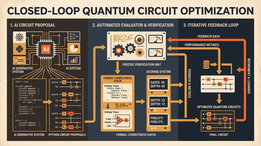 Closed-loop quantum circuit optimization with programmatic evaluation