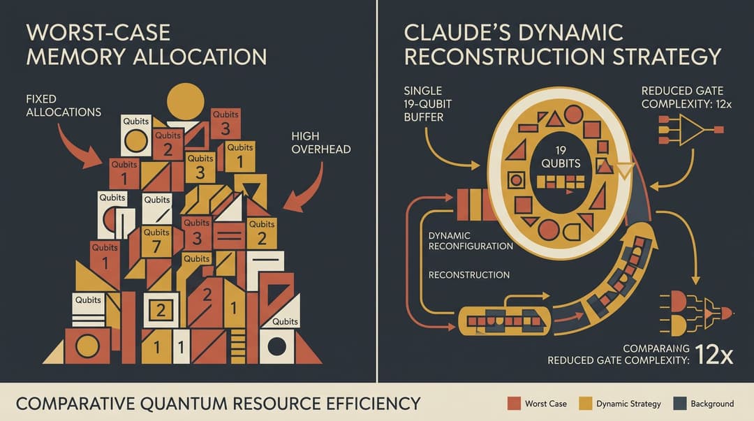 Comparison of worst-case versus dynamic quantum resource allocations