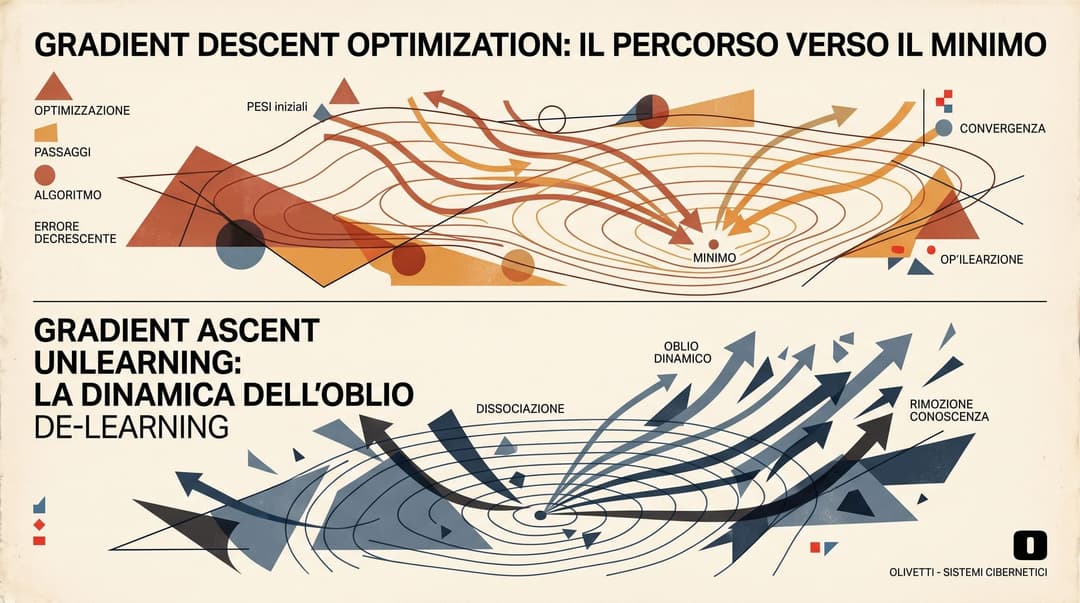 Gradient Ascent Dynamics in Machine Unlearning