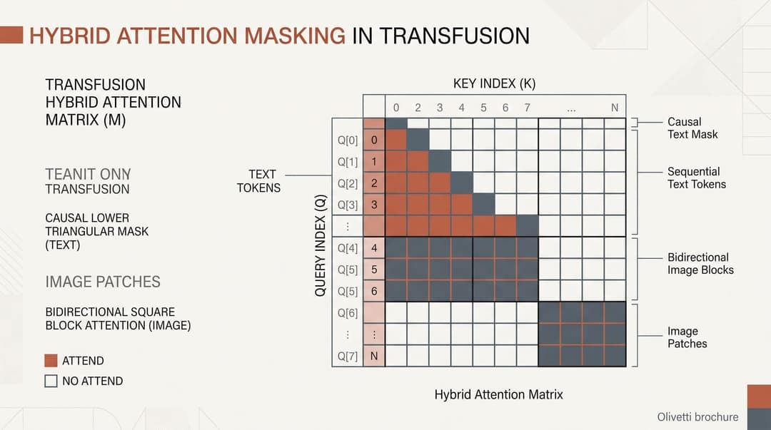 Transfusion Hybrid Attention Architecture